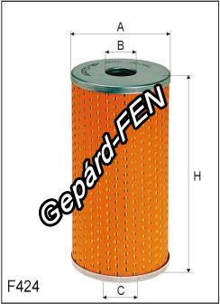 Üzemanyagszûrõ - Kamaz, Zetor 2511, 3045, 4712, 4718, 5711, 5718, 5745 -  Mann: P 823, Filtron: PM 800, Asso: WP4703