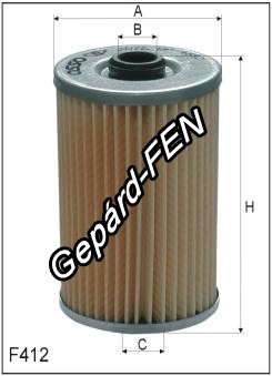 Üzemanyagszûrõ - IFA, Ikarus, Steyer, Zetor 7711, 7745 - paper   -  Mann: P 811, Filtron: PM 808, Asso: WP4852
