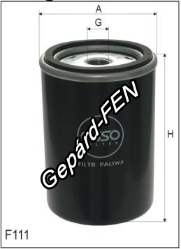Üzemanyagszûrõ - DAF Serie 65, 65CF, 75, 75CF, 85, 85CF, 95 -  Mann: WDK 940/5, WK 940/5, Filtron: PP 861/3, Asso: WP4100