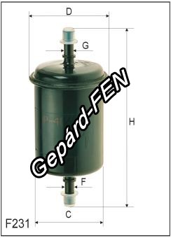 Üzemanyagszûrõ - Citroen: Berlingo, Saxo, Xantia, Xsara, Peugeot 106 5/96~ -  Mann: WK 612, WK 612/1, Filtron: PP 831/1, Asso: WP4060