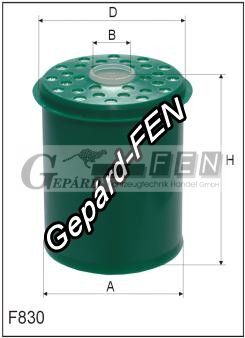 Üzemanyagszûrõ - Renault Clio I, Megane I -  Mann: P 735x, Filtron: PM 858/2, Asso: WP4108
