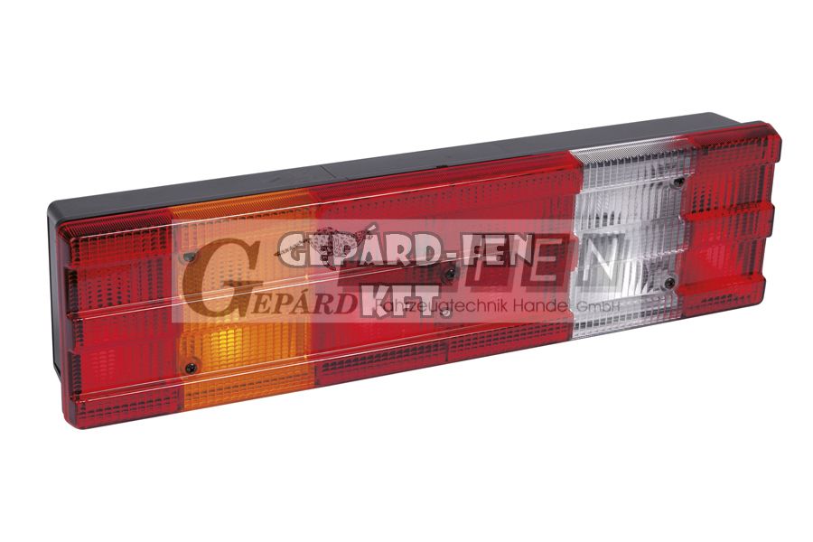 BÚRA 6 kamrás 3BORDÁS búrás Mercedes Actros hátsólámpához JOBB oldal 525x130mm - P2100R