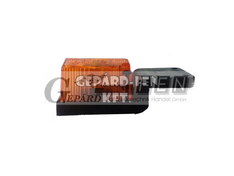 Szélességjelzõ Sárga rövid Z talpas, izzós kivitel 58mm (talppal 102mm) x 43mm mag.: 39mm - 512-1.05