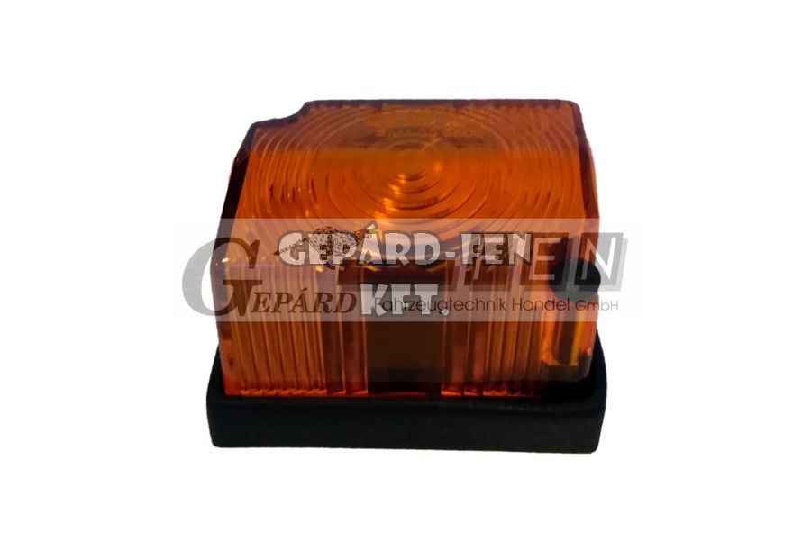 Szélességjelzõ SÁRGA rövid, izzós kivitel 58x43mm, mag.: 39mm - 512-0.05