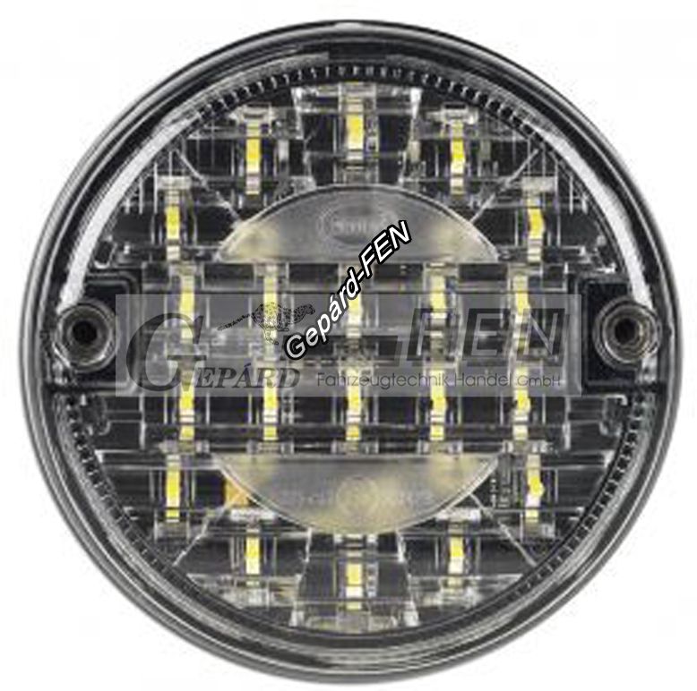 Tolatólámpa  kerek LED Átmérõ 140mm Magasság 71.5mm IP67 12/24V 9-33V
