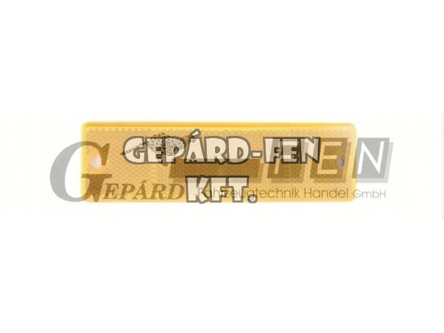 Prizma 170mm x 40mm sárga 2 csavarral rögzíthetõ