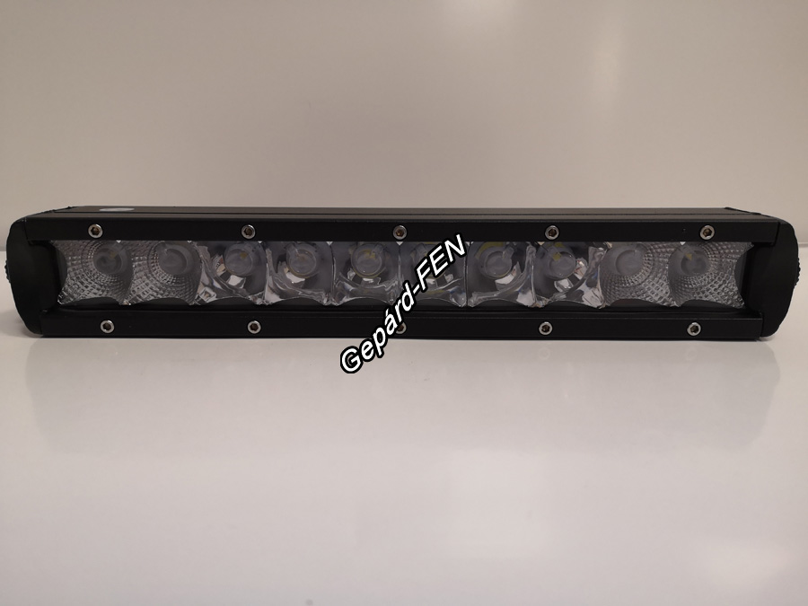 KS6850 COMBO. 10 CREE Ledes, 50W,-os,4200 Lumen teljesítményû egysoros alumíniumházas fényhíd.12-24V. Terítõ, illetve szúrófény kombináció. 2 felfogó talp. Méretei: 280x42x83mm.Cca: 25 cm kábellal.