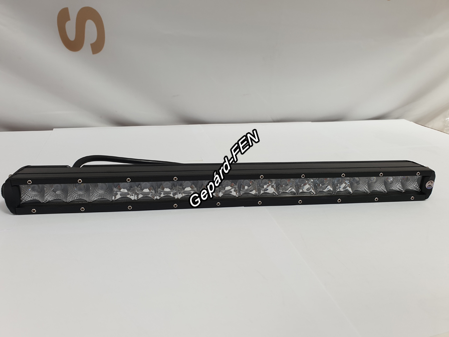 KS68100 Munkalámpa Combo 1 soros 100W 8400 LUMEN Aluminium házas FÉnyhíd 12-24V Teritõ ill. szuró kombináció Hossza 58cm