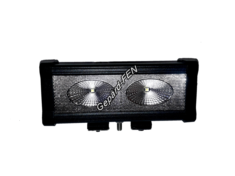 Munkalámpa tégla 2LED teritõ 20W 12-24V 200x100mm