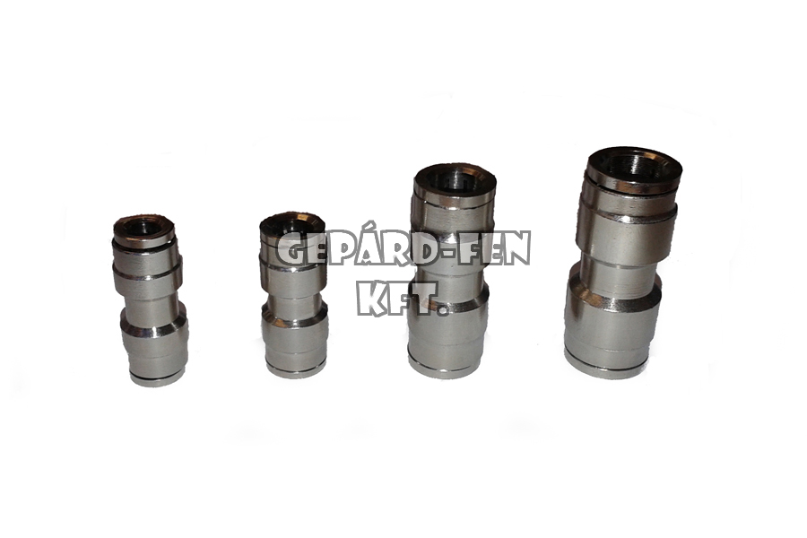 Légfékcsõ gyorstoldó fém egyenes 8mm