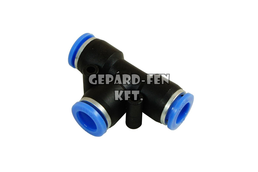 Légfékcsõ gyorstoldó mûanyag T - Szûkítõ 6mm/6mm/4mm