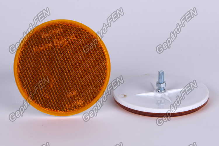 Prizma kerek sárga csavaros 78mm átmérõ