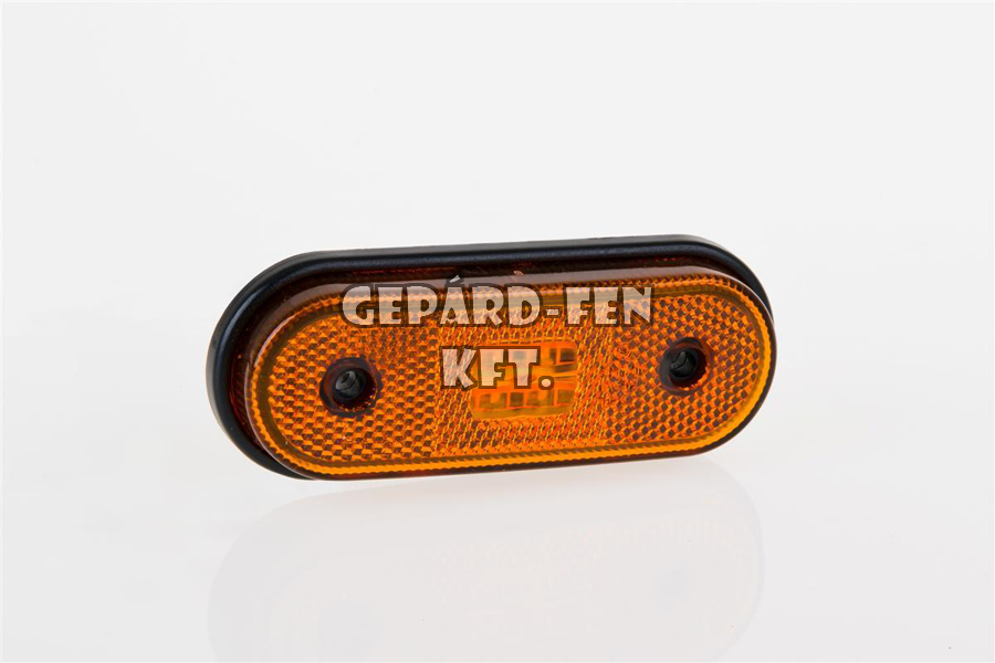 Szélességjelzõ 12-24V kerekített alakú sík hátoldalas sárga 4 LED-es 120mm x 46mm (FT-20Z LED)