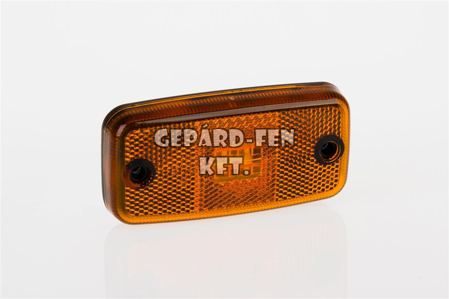Szélességjelzõ 12-24V téglalap alakú sík hátoldalas sárga 4 LED-es 110mm x 54mm (FT-19Z LED)