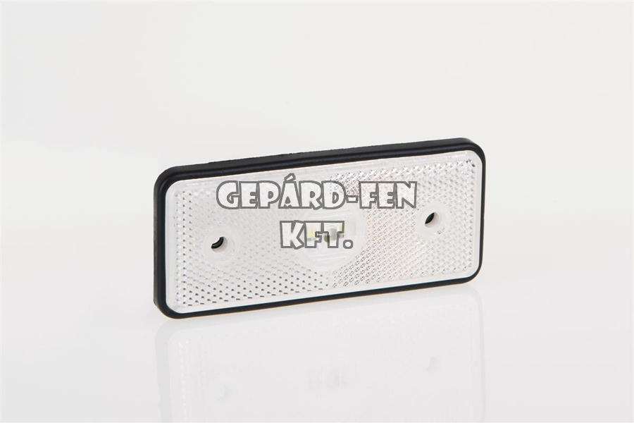Szélességjelzõ 12-24V téglalap alakú fehér 2 LED-es 110mm x 45mm (Mercedes Sprinter) (MD-13B LED)