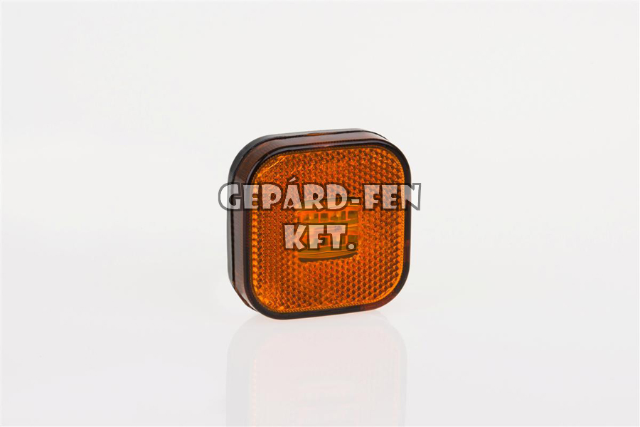 Szélességjelzõ 12-24V MAN kocka alakú sík hátoldalas sárga 4 LED-es 62mm x 62mm (FT-27Z LED)