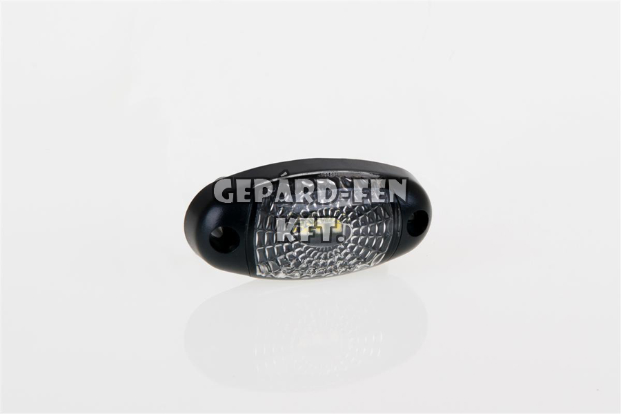 Szélességjelzõ 12-24V ovális alakú sík hátoldalas fehér 3 LED-es 72mm x 34mm (FT-025B LED)