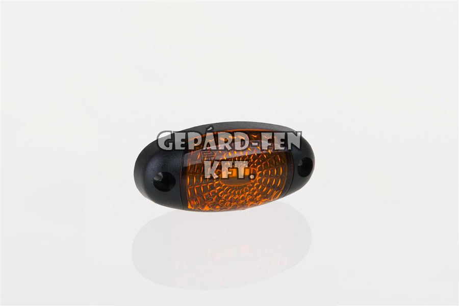 Szélességjelzõ 12-24V ovális alakú sík hátoldalas sárga 3 LED-es 72mm x 34mm (FT-025Z LED)
