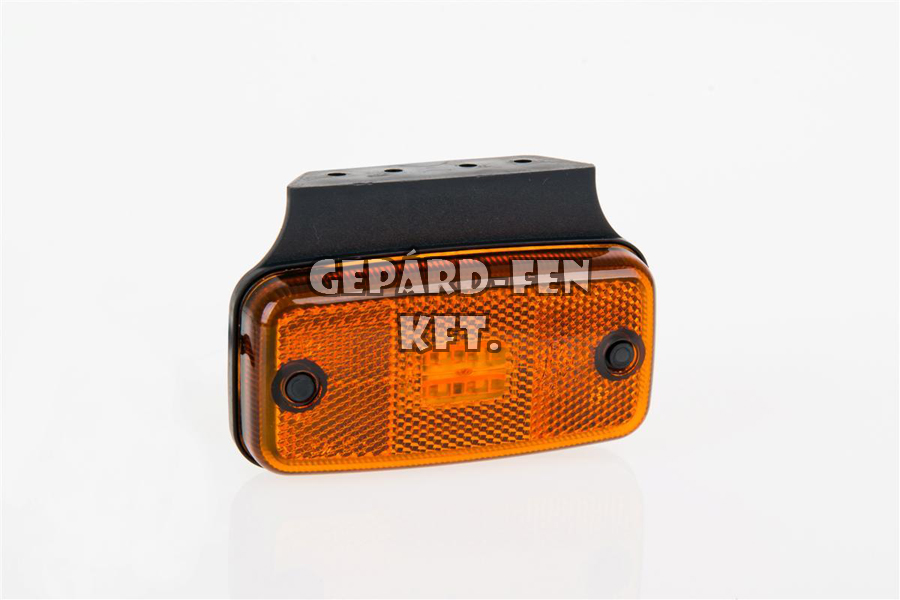 Szélességjelzõ 12-24V téglalap alakú sárga 4 LED-es +tartó 110mm x 75mm (FT-19Z+K LED)