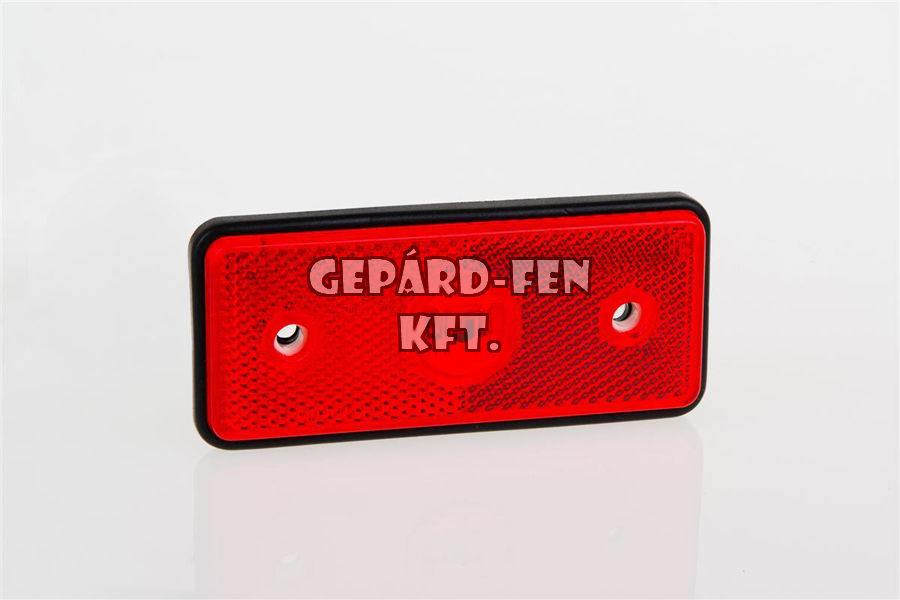 Szélességjelzõ 12-24V téglalap alakú piros 2 LED-es 110mm x 45mm (Mercedes Sprinter) (MD-13C LED)