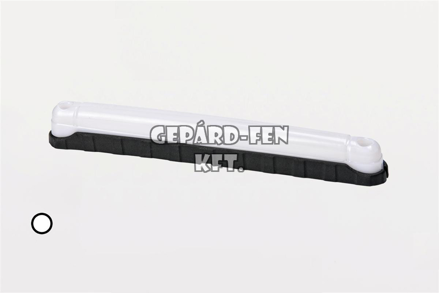 Belsõ világítás 12-24V hosszú csík alakú átlátszó búrás fehér LED-es 242mm x 28mm (FT-34B LED)