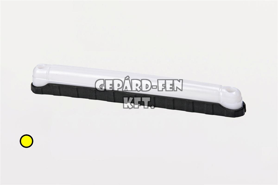 Belsõ világítás 12-24V hosszú csík alakú átlátszó búrás sárga LED-es 242mm x 28mm (FT-34Z LED)