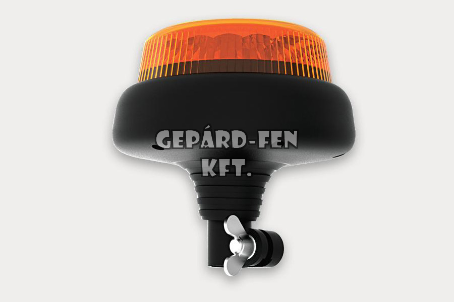 Forgólámpa / LED Villogólámpa 12-55V kerek lapos kivitel adapteres felfogatás 20 LED-es IP68 minõsítés átm.: 165mm, mag.:160mm (FT-100 LED PI)