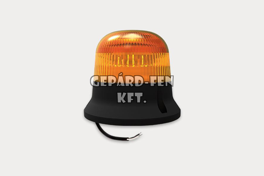 Forgólámpa / LED Villogólámpa 12-55V alacsony "kojak" búrás, 3csavaros felfogatás, 9LED-es IP68 minõsítés +1,5m kábel átm.: 145mm, mag.: 126mm (FT-150 LED 3S)