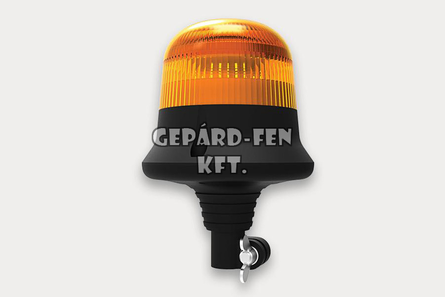 Forgólámpa / LED Villogólámpa - dupla villogás - 12-55V, alacsony "kojak" búrás, adapteres, 9LED-es, IP68 minõsítés, átm.: 145mm, mag.: 204mm (FT-150 DF LED PI)