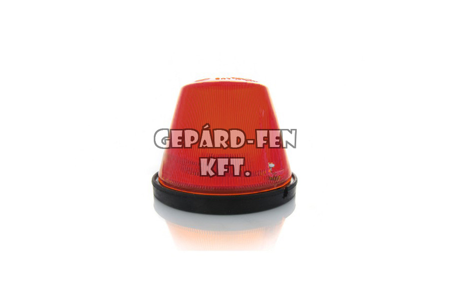 Helyzetjelzõ kerek lámpa magas piros 95mm átmérõ 71mm magas /BA15s/