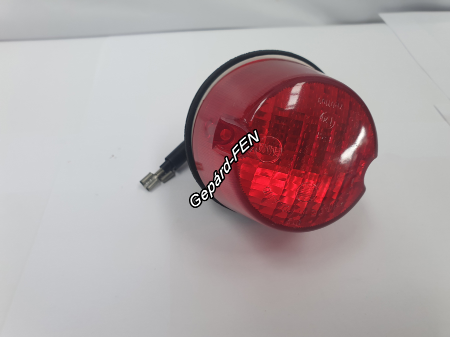 Helyzetjelzõ kerek lámpa alacsony piros +vezeték 82mm átmérõ 51mm magas /BA15s/