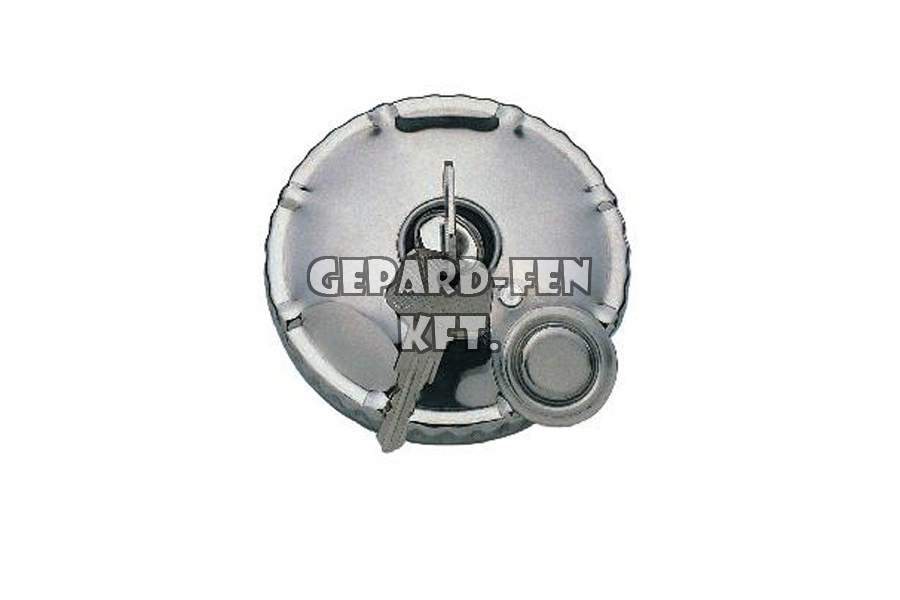 Tanksapka alumínium belsõ kialakítással, minõségi zárral (Scania, Volvo, Iveco), átm.: 60mm (DM7078)