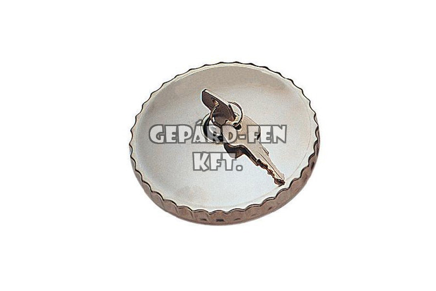 Tanksapka alumínium belsõ kialakítással, minõségi zárral, (Mercedes, MAN, Renault) átm.: 80mm (DM7086)