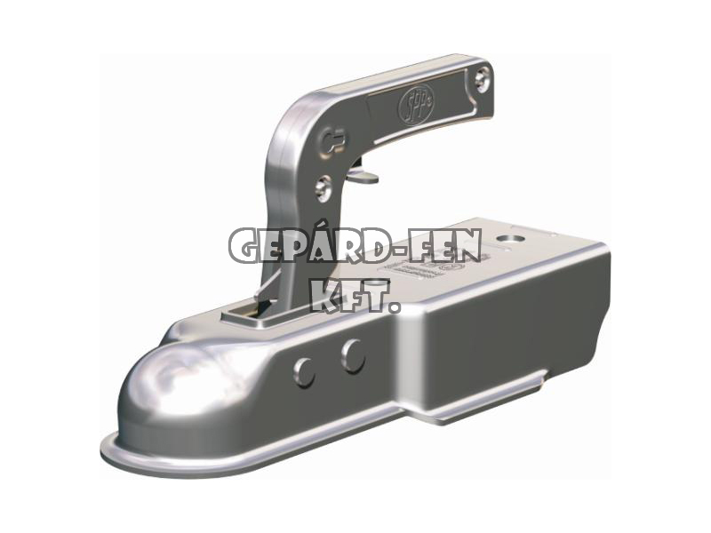 Vonófej 750kg terhelhetõségû, SZÖGLETES (70mm-es zártszelvényre), hosszú (259mm), felül-felül a furat (furattáv.: 90mm) - ZSK-750J