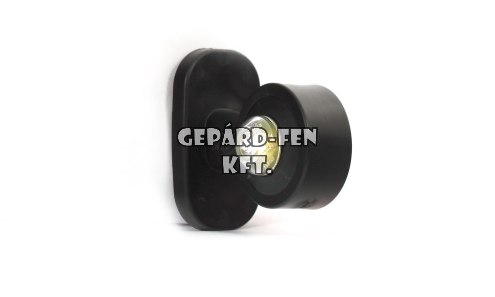 Szélességjelzõ 12V/24V LEDes piros/fehér 90fokos rövid egyenes BAL oldal 95mm kinyúlás (134L)