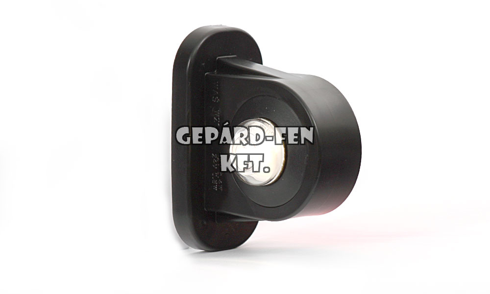 Szélességjelzõ 12V/24V LEDes piros/fehér kardán tömb BAL 78mm kinyúlás (137L)