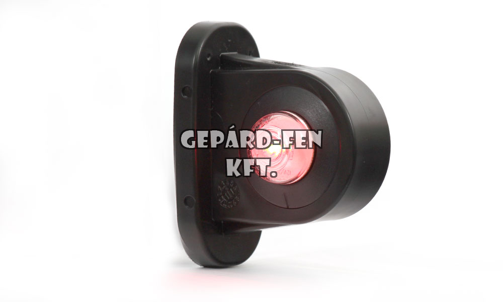 Szélességjelzõ 12V/24V LEDes piros/fehér kardán tömb JOBB 78mm kinyúlás (137P)