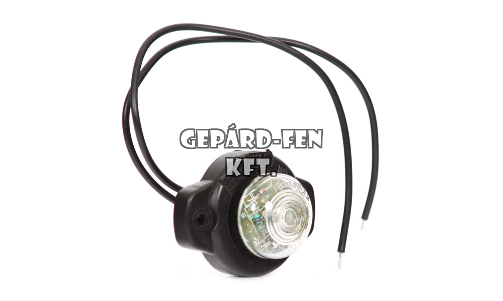 Szélességjelzõ 12V/24V tükörtojás alakú sárga 3 ledes 56mm (149w)