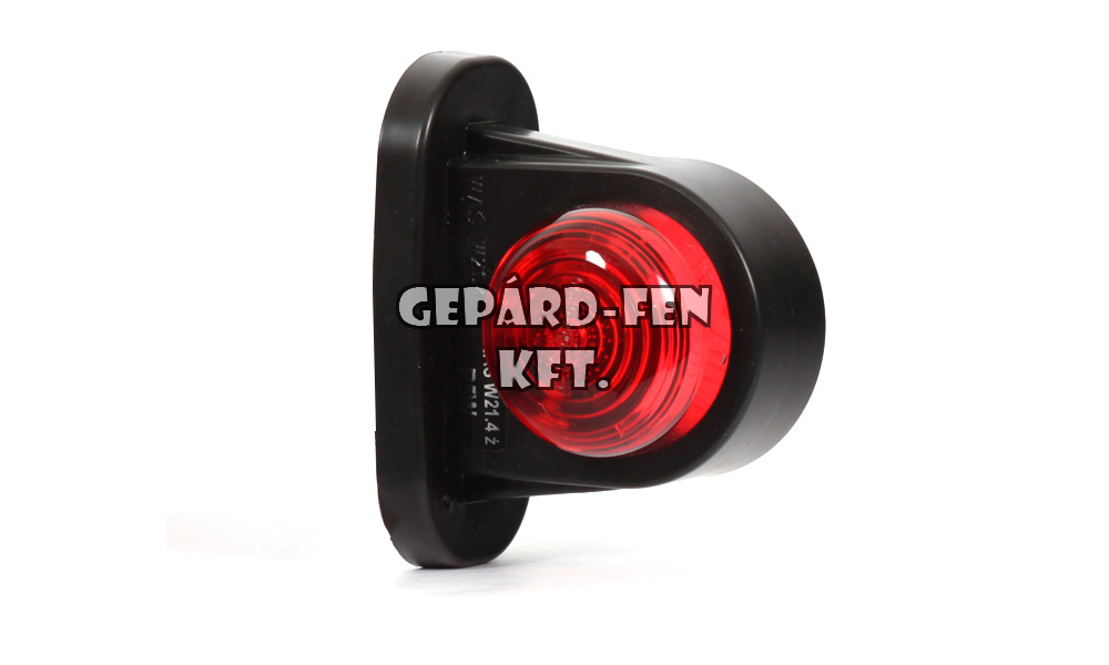 Szélességjelzõ IZZÓS piros/fehér kardán tömb BAL/JOBB oldal 78mm kinyúlás (264w)