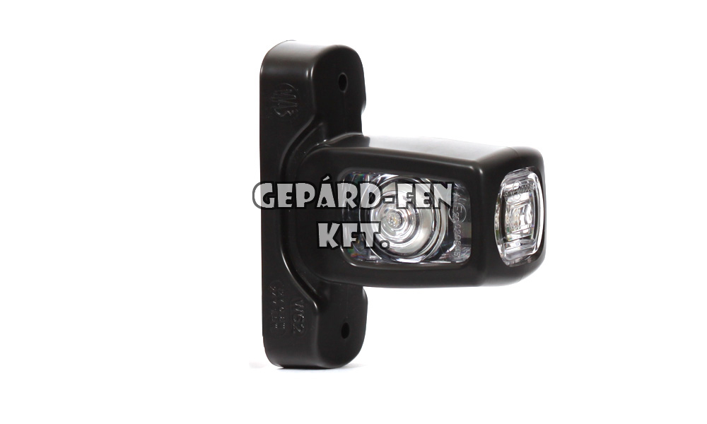 Szélességjelzõ 12V/24V LED-es Piros/Fehér/Sárga kocka forma, kardán tömb ...mm kinyúlás (286-W62)