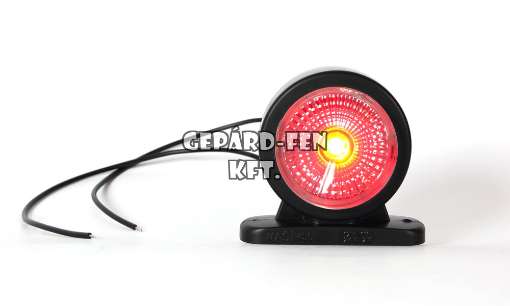 Szélességjelzõ LED omega 518-W56 Piros fehér 70mm magas