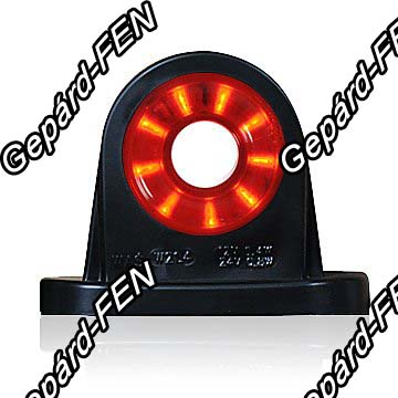 Szélességjelzõ LED tömör gumiágyban. 507-W21ww