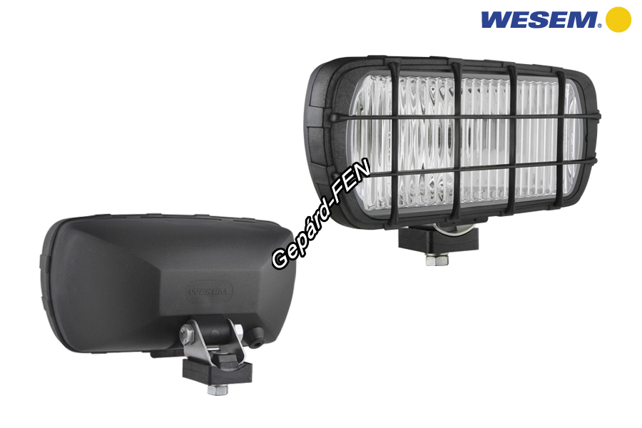 HP1.00101 Univerzális ködfényszóró közepes méretü(195x96x83mm) téglatest alaku fekete mûanyag házban +védõráccsal! Alul M8,-as csavarral rögzíthetõ.H3,-as izzóval szerelhetõ.