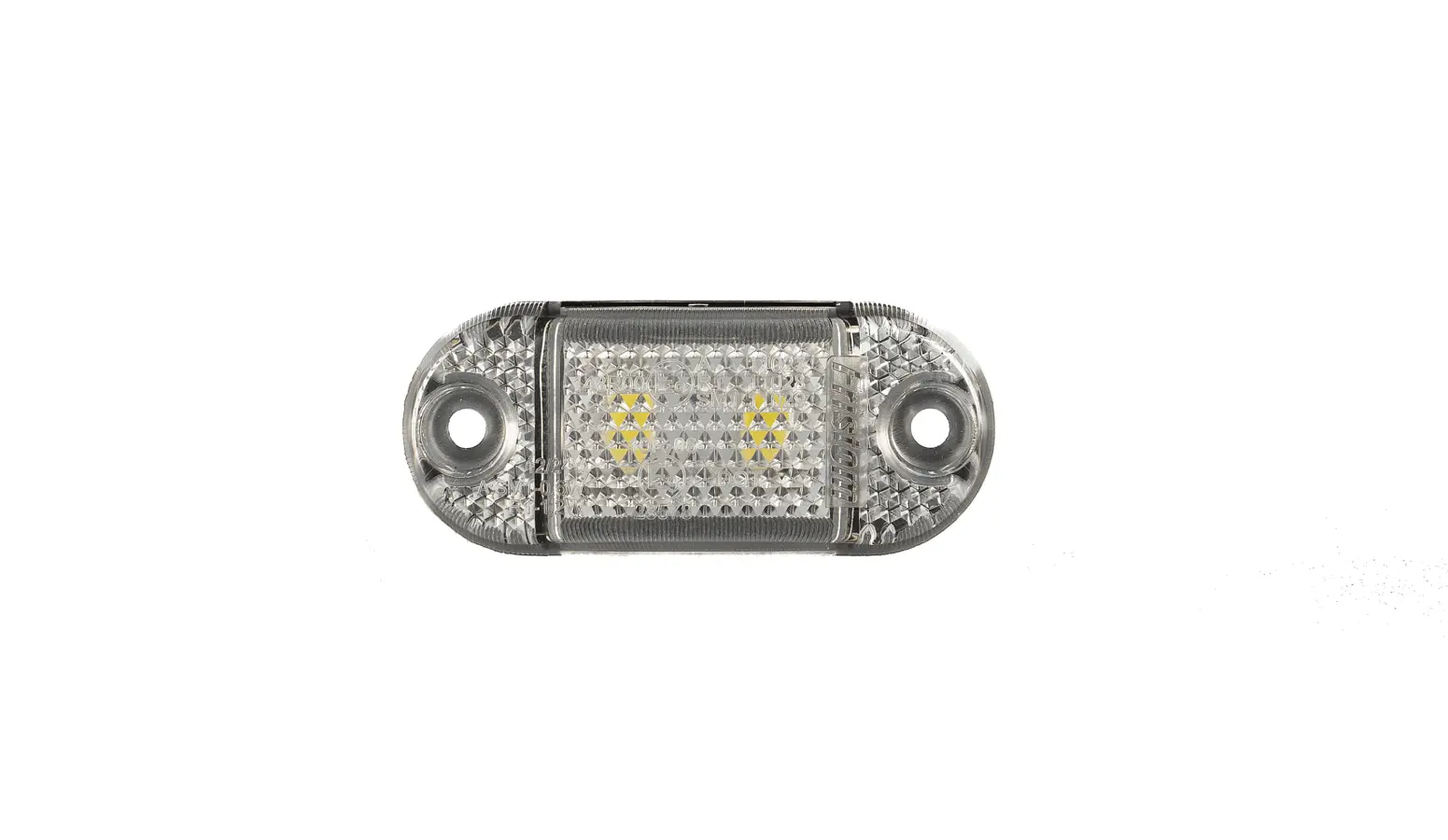 Helyzetjelzõ 2 LED fehér, 12-36V, 0.15m kábel, 65x28mm, FT-62 B