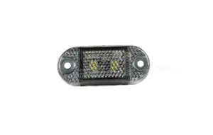 Helyzetjelzõ 2 LED fehér, sötétített, 12-36V, 0.15mm kábel, 65x28mm, FT-62 B DARK