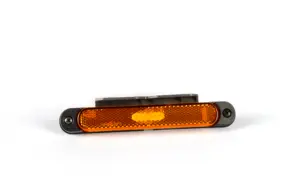 Helyzetjelzõ LED + prizma + tartó piros, 12-36V, 0,5mm kábel, 168x23mm, FT-65 Z+K