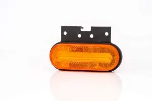 Helyzetjelzõ 12-36V-os ovális alakú sík hátoldalas LED-es, ADR kompatibilis, 126x51 PIROS FT-70 C