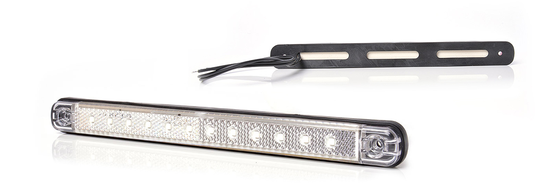 Elsõ helyzetjelzõ csík LED-es 826 W115 12V-24V 380mmX0.75mm