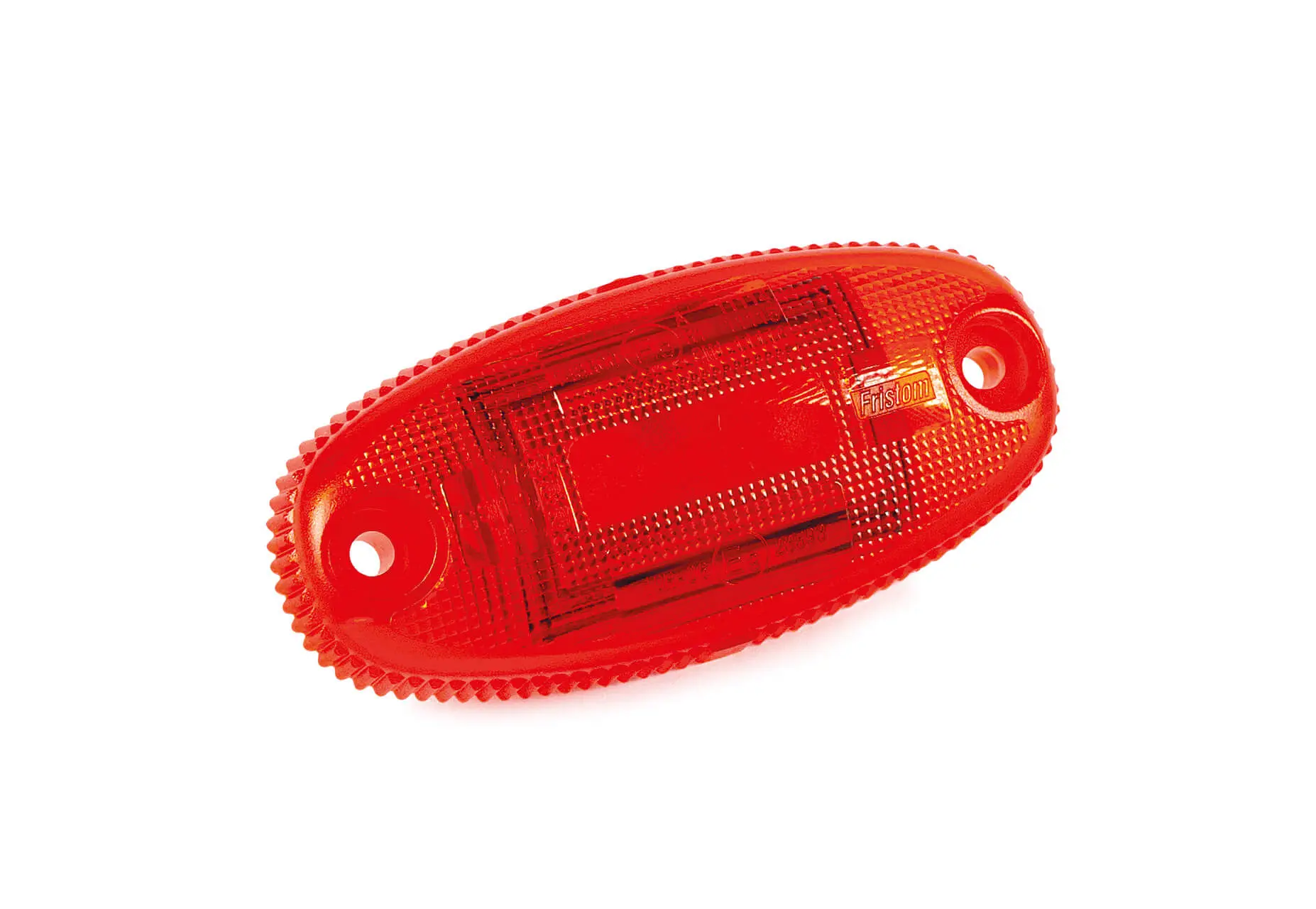 Helyzetjelzõ LED piros, ovális alakú, sík hátoldalas, 12-36V, 0,15m kábellel, 36x74mm, mélység 19mm FT-68 C LED