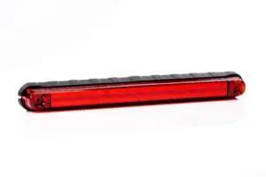Helyzetjelzõ csík piros, vékony, 12-36V, 0,15m kábel, 142x28mm FT-92 C